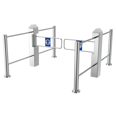 Controle de acesso da porta do torniquete do balanço da entrada do supermercado da porta de balanço com código e rfid de Qr